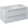 SAPHO - WAVE umývadlová skrinka 89,7x45x47,8cm, biela,ľavá WA092-3030