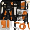 ISO TRADE Tester káblov RJ45 RJ11 - veľká sada 145 dielov