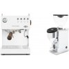 Ascaso Steel DUO PID, White&Wood + Rocket Espresso FAUSTINO 3.1, chrome