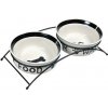 Trixie Set keramických misiek so stojanom 2 x 1,6 l 20 cm