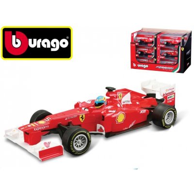 Bburago Mikro Trading Auto Ferrari F1 Scuderia Ferrari v krabičce 12ks v DBX 1:32