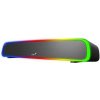 Genius USB SoundBar 200BT, Reproduktor, soundbar, 4W, RGB podsvícení, Bluetooth, 3,5mm jack, USB, černý