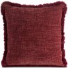 Obliečka na vankúš zo ženilkovej tkaniny v bordovej farbe BLANCA