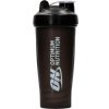 Šejker optimum nutrition so špirálou, čierny - 600 ml
