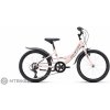 CTM MAGGIE 20 detský bicykel, matná staroružová perleť/sivá