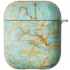 Silikónové puzdro Kingxbar zelený mramor – Apple AirPods