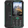 EVOLVEO StrongPhone W4, Vodotesný dolný Dual SIM telefón, černo-zelená