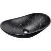 ArtCom Keramické umývadlo LENA MB2 | čierny mat 60 cm