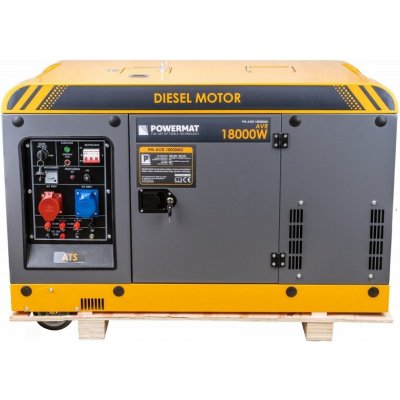 Dieselová elektrocentrála PM-AGR-18000MD s AVR - POWERMAT