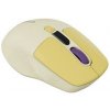 Canyon MW-26, 2v1 bezdrôtová optická myš Bluetooth / 2.4 GHz, tichá, 6 tlačidiel, 800/1200/1600/2400 DPI, žltá CNS-CMSW26Y