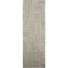 Sivobéžový ručne tkaný vlnený behúň 80x300 cm Elva – Flair Rugs