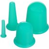 Cups 4Pack masážne silikonové baňky zelená Balenie: 1 sada