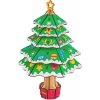 Woodcraft Drevené 3D puzzle Vianočný stromček