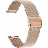 Lige Milánsky remienok zo sieťoviny ružové zlato