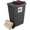 Curver Jute 58L 34x43x60 cm sivý