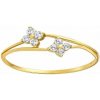 Silvego Zlatý prsteň Deidra s Brilliance Zirconia zo žltého 14kt zlata FNNNP229RGY