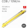 LED pás HQS-COB 10W / 24V / studená biela