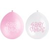 Balóny Baby Shower Ružové 23cm 10ks