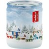 Sviečka Bolsius Glass Candle, Vianočná, biela, Amarena cherry, 82/68 mm