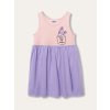 Winkiki dievčenské šaty WKG 31321 svetlonka ružová / fialková