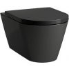 Wc Laufen Kartell By Laufen v čiernej farbe so zadným odpadom H8203370200001