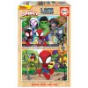 Drevené puzzle Spidey & his Amazing Friends Disney Educa 2x25 dielov