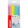 Kores Kolores Pastel trojhranné pastelky 12 farieb