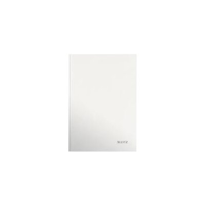 Leitz Záznamová kniha Leitz WOW A5 80 listov linajková perleťovo biela