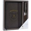 CurePink Poznámkový blok s propiskou Harry Potter Bradavice A5 14,8 x 21 cm