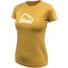 SENSOR MERINO AIR SUMMIT dámske tričko kr.rukáv mustard Veľkosť: M dámske tričko kr.rukáv