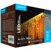 Modee Lighting LED vianočná reťaz 200LED 4m cencúlové reťaze 70cm