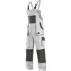 Pracovné montérky na traky CXS LUXY ROBIN, pánske, bielo-sivé Veľkosť: 46