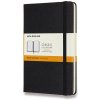 Moleskine Zápisník tvrdé dosky B6 linajkový čierny