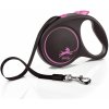 Flexi Black Design L páska 5 m/50 kg ružové