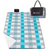 Pikniková deka 300x200 - modro-sivá mriežka