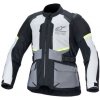Bunda ANDES AIR DRYSTAR, ALPINESTARS (světle šedá/tmavě šedá/černá/žlutá fluo, vel. 2XL)