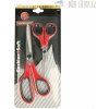 Nožnice Mundial Soft Grip 21cm + 14cm červená
