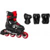 Detské kolieskové korčule Rollerblade Microblade Combo Black/Red EUR 36,5-40,5