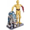 Metal Earth 3D puzzle Star Wars: R2D2 a C-3PO (deluxe súprava) 32309017106