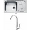 Set Foster BIG BOWL 1561 40 mikro + Deante ASTER BCA 062M