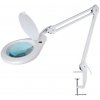 TIPA Lupa stolný guľatá (svorka) 5diop. SMD LED (84x)