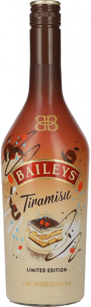 Baileys Tiramisu Irish Cream Liqueur 17% 0,7 l (čistá fľaša)