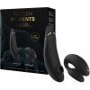 Womanizer Golden Moments 2 - Airwave Clitoral Vibrator Set (čierny)