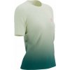 Dámske bežecké tričko Compressport, PERFORMANCE SS TSHIRT W Biela,Zelená XS