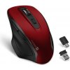 CONNECT IT Dual SmartSwitch bezdrátová myš, USB-A + C (+1x AA baterie zdarma), ČERVENÁ