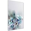Vertikálny foto obraz sklenený Abstraktné kvety 50x100 cm