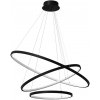 EUlight Závesné LED svietidlo Hoop, 3x LED 93w, 4000k, b