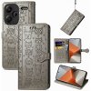 Peňaženkové puzdro Cat and Dog na Xiaomi Redmi Note 13 Pro+ - Sivá