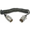 Multipa Prepojovací kábel špirálový 2× 7-pin, 7 × 1 mm, AL
