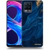 Picasee silikónový čierny obal pre Realme 8 Pro - Blue